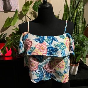 Divided by H&M off the shoulder crop top tank top US 4 or Small